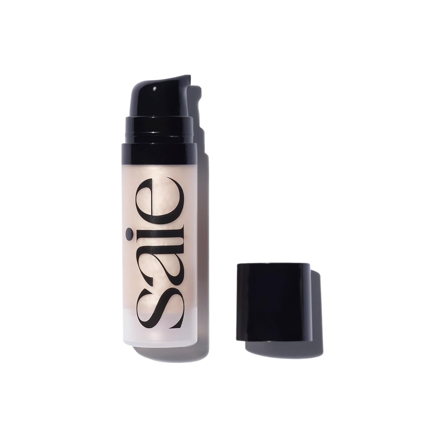Saie Mini Glowy Super Gel - Hydrating Makeup Primer and Illuminating Glow Serum Enriched with Vitamin C and Squalane Oil - All-Over Liquid Highlighter Makeup for Instant Glass Skin - Starglow (0.5 oz) Saie buy supplements canada