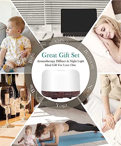 Aegci Aromatherapy Diffusers,300ml Air Humidifier with 7 Colors Light,Adjustable Brightness Aegci buy supplements canada