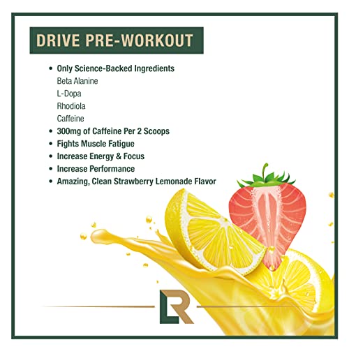 Live Relentless by Tim Kennedy, Drive Pre-Workout, Merica's Strawlemon, 30 Servings Live Relentless buy supplements canada