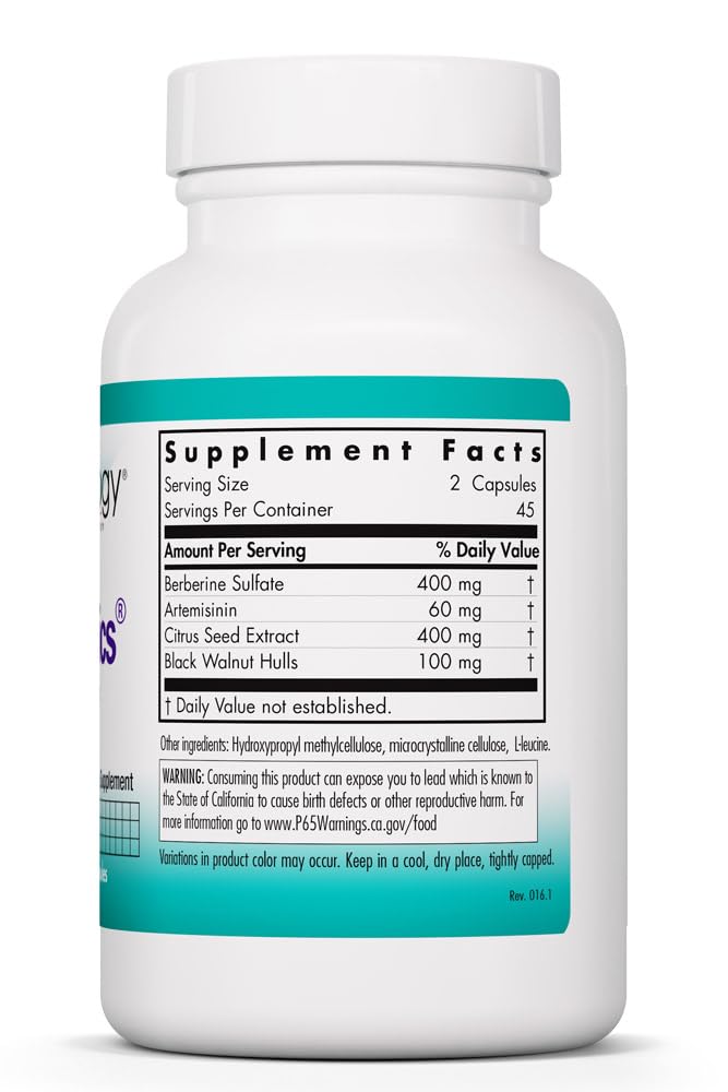 Nutricology TriBiotics - Berberine Artemisinin Botanical Blend - Gastrointestinal Support - Hypoallergenic - 45 Servings - 90 Capsules Allergy Research Group buy supplements canada