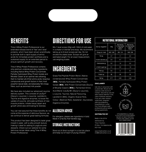 Time 4 Whey Protein Professional Time Release Grass Fed Native Whey Protein Powder, Whey Concentrate Time 4 Nutrition buy supplements canada