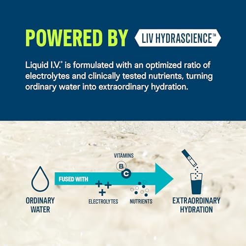 Liquid I.V.® Hydration Multiplier Sugar Free + Energy - Strawberry Kiwi | Electrolyte Powder Drink Mix | 1 Pack (14 Servings) Liquid I.V. buy supplements canada