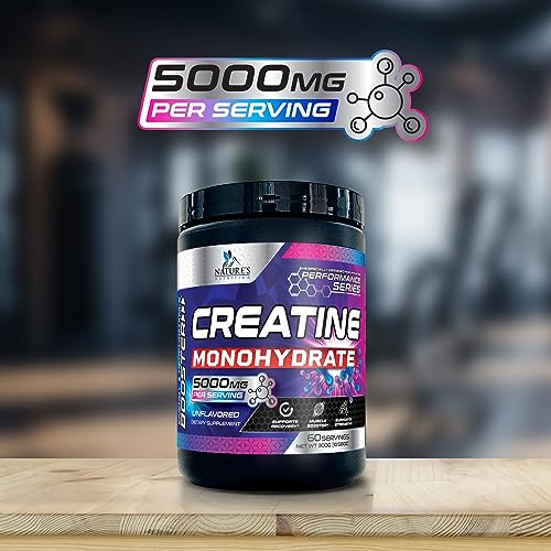 Micronized Creatine Monohydrate Powder - 100% Pure Unflavored Creatine Powder Nature's Nutrition buy supplements canada