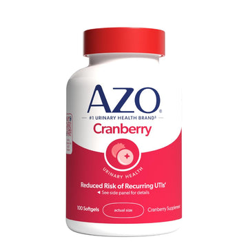 AZO Cranberry Supplement, Made with Concentrated Whole Fruit Cranberry Powder to Help Cleanse and Protect the Urinary Tract AZO buy supplements canada