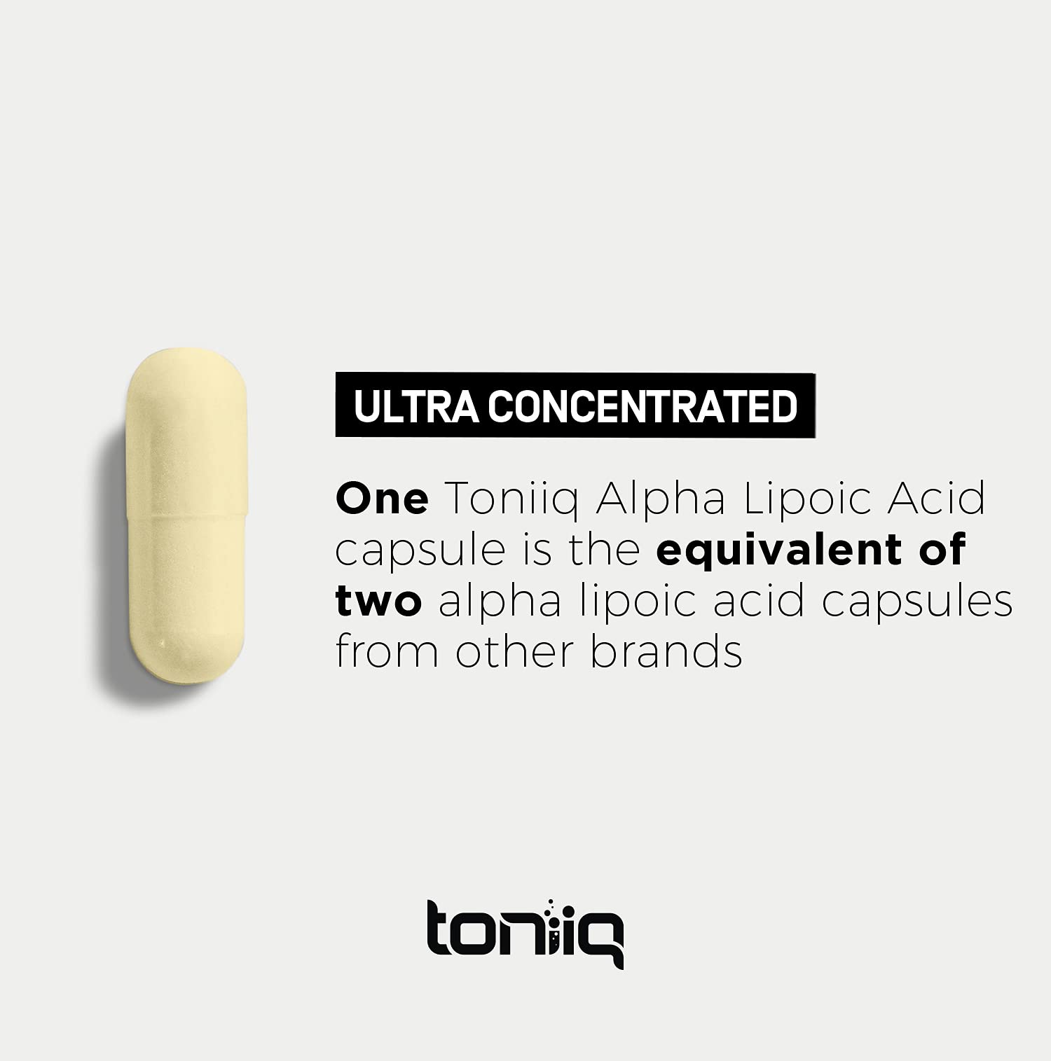 Toniiq 1000mg Ultra High Strength Alpha Lipoic Acid Capsules - Highly Purified 99%+ USP Toniiq buy supplements canada