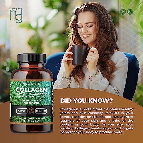 Newgate Labs Marine Collagen 350mg with Hyaluronic Acid, Vitamin C & Vitamin E Newgate Labs buy supplements canada