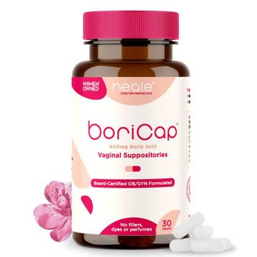 BoriCap - Boric Acid Suppositories for Women - 600 mg - Vaginal Health & Balance, Itch & Odor - Natural Relief - Feminine Care - Feminine Hygiene Products - Made in USA by Heale - 30 Capsules BoriCap buy supplements canada