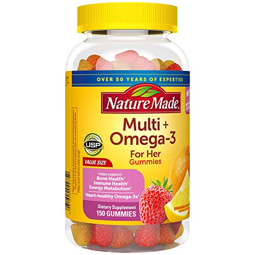 Nature Made Womens Gummy Multivitamins with Omega-3, Multivitamin for Women for Daily Nutritional Support, 150 Gummies, 75 Day Supply Nature Made buy supplements canada