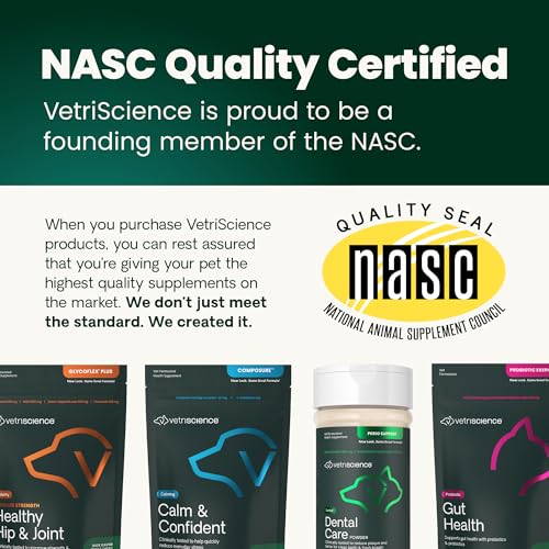 VetriScience Ultimate Strength Healthy Hip & Joint Chews, GlycoFlex Glucosamine, Chondroitin and Green-Lipped Mussel Joint Support Supplement for Dogs, Soothe Joint Discomfort, Duck, 120 Count VETRISCIENCE buy supplements canada