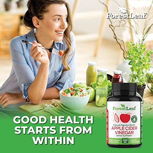 ForestLeaf - Apple Cider Vinegar Capsules with Cayenne Pepper Powder 1200mg ForestLeaf buy supplements canada
