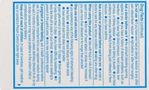 Aleve Tablets with Naproxen Sodium, 220mg (NSAID) Pain Reliever/Fever Reducer, 24 Count, Blue Aleve buy supplements canada