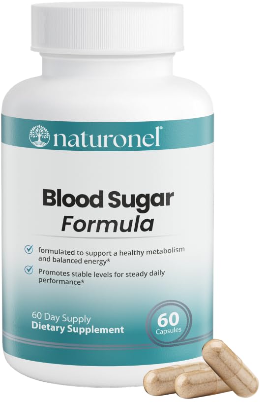 Naturonel Blood Sugar Formula – Metabolic Support with Cinnamon, Banaba, Bitter Melon, Guggul, Licorice, Gymnema, Juniper, Alpha Lipoic Acid & Chromium | Made in USA, GMP Certified Naturonel buy supplements canada