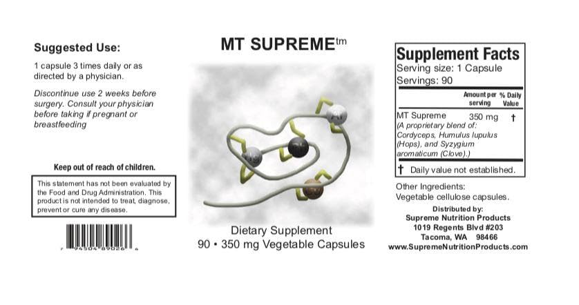 Supreme Nutrition MT Supreme, 90 Pure Herbal Combination Vegetarian Capsules (Pack of 2) Supreme Nutrition Products buy supplements canada