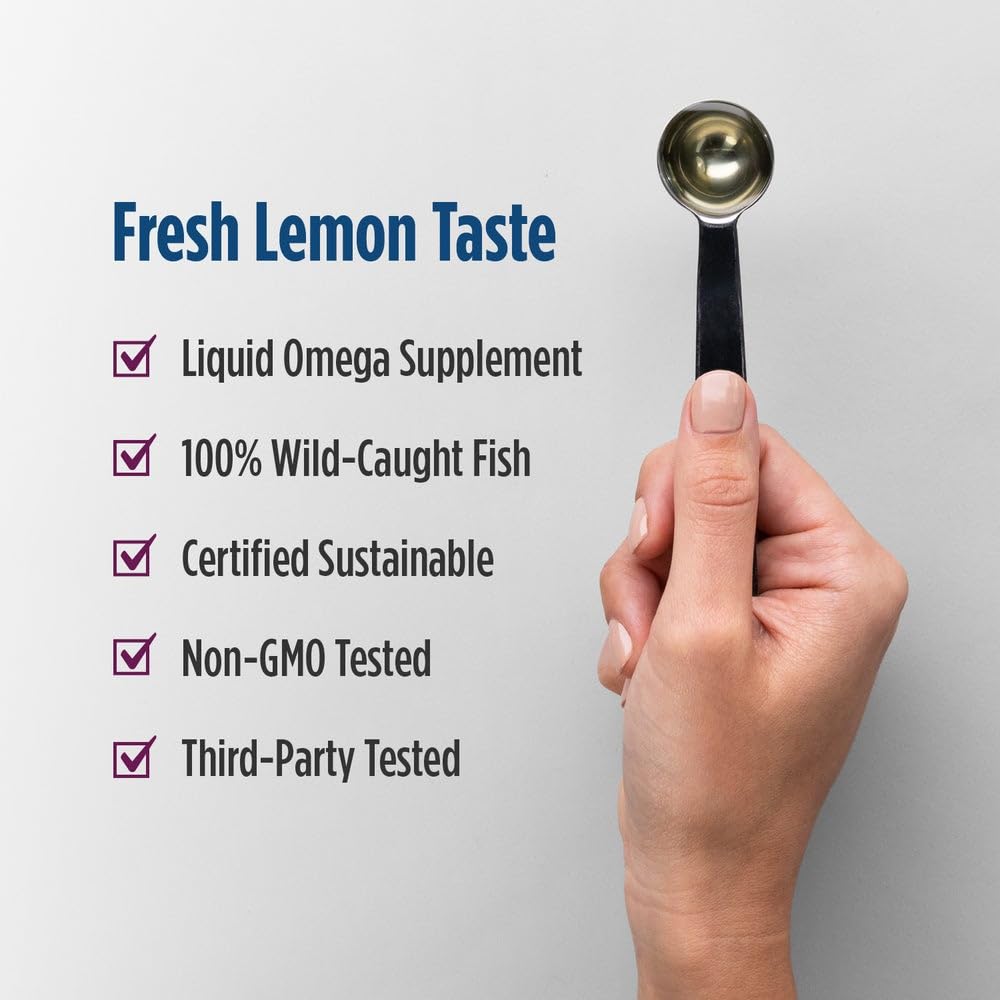 Nordic Naturals Complete Omega, Lemon Flavor - 8 oz - 1270 mg Omega-3 - EPA & DHA with Added GLA - Healthy Skin, Cognition, Positive Mood - Non-GMO - 48 Servings Nordic Naturals buy supplements canada