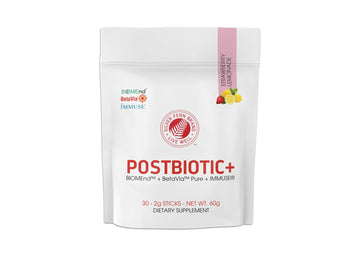 Silver Fern Brand Postbiotic+ Strawberry Lemonade Powder – Postbiotic Supplement with BIOMend™, BetaVia™, and Immuse® – Supports The Digestive System Silver Fern buy supplements canada