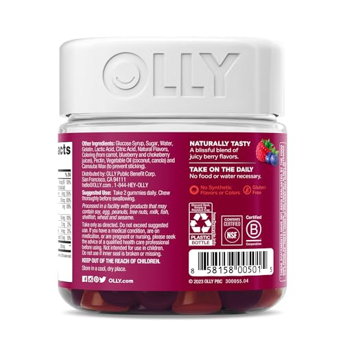 OLLY Women's Multivitamin Gummy, Overall Health and Immune Support OLLY buy supplements canada