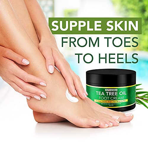 Tea Tree Oil Foot Cream For Dry Cracked Heels Repair - Natural Foot Cream For Dry Cracke USA Naturals buy supplements canada