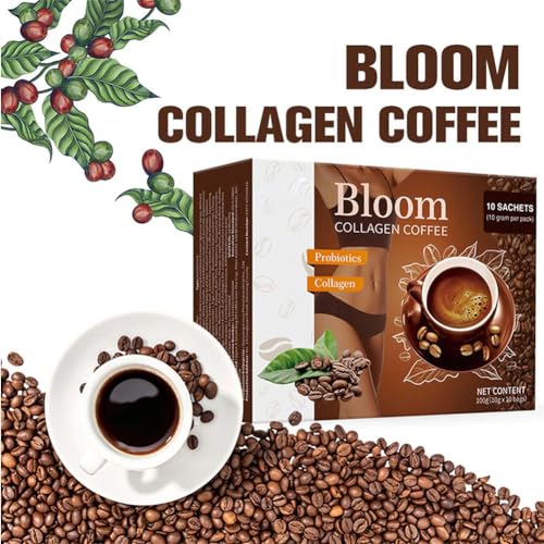 Bloom Collagen Coffee, Collagen Coffee from Japan, Bloom Coffee Collagen HOPASRISEE buy supplements canada