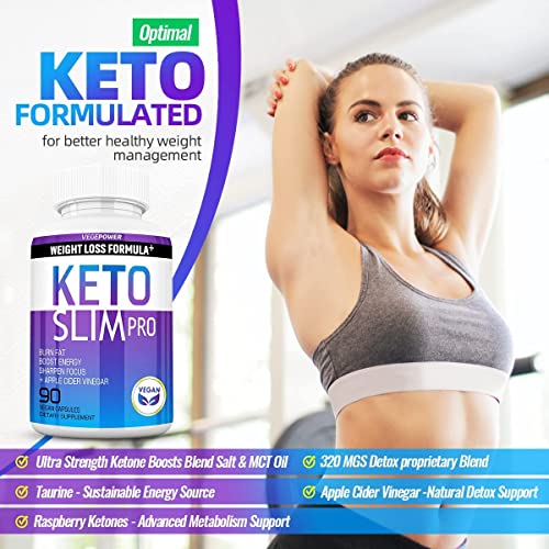 Keto Diet Pills Plus Apple Cider Vinegar - Exogenous Ketones Supplement for women men VEGEPOWER buy supplements canada