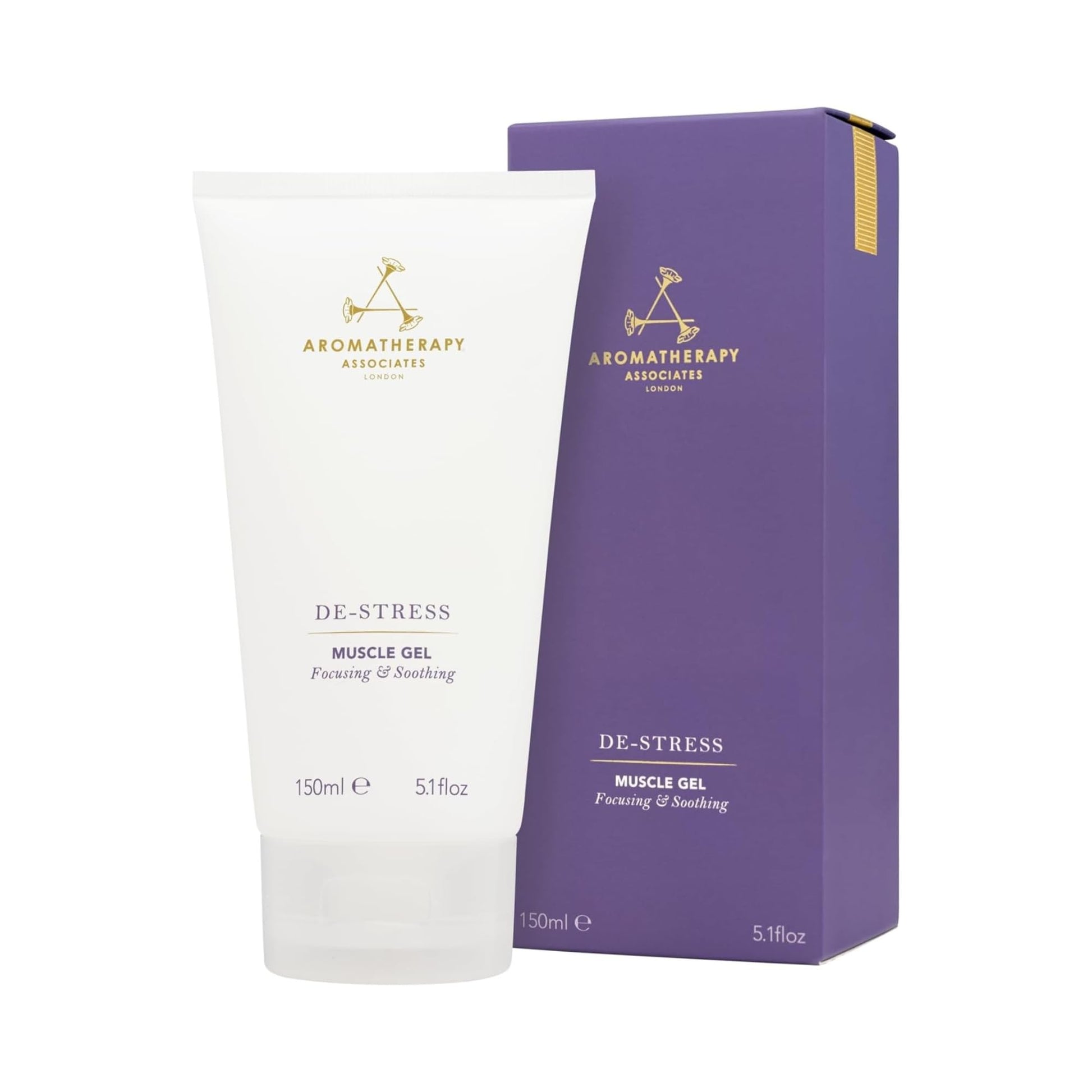 Aromatherapy Associates De-Stress Muscle Gel, Cooling & Warming Massage Gel with Ginger, Black Pepper & Rosemary Essential Oils for Daily Tension & Post-Activity Comfort, 5.07 oz Aromatherapy Associates buy supplements canada