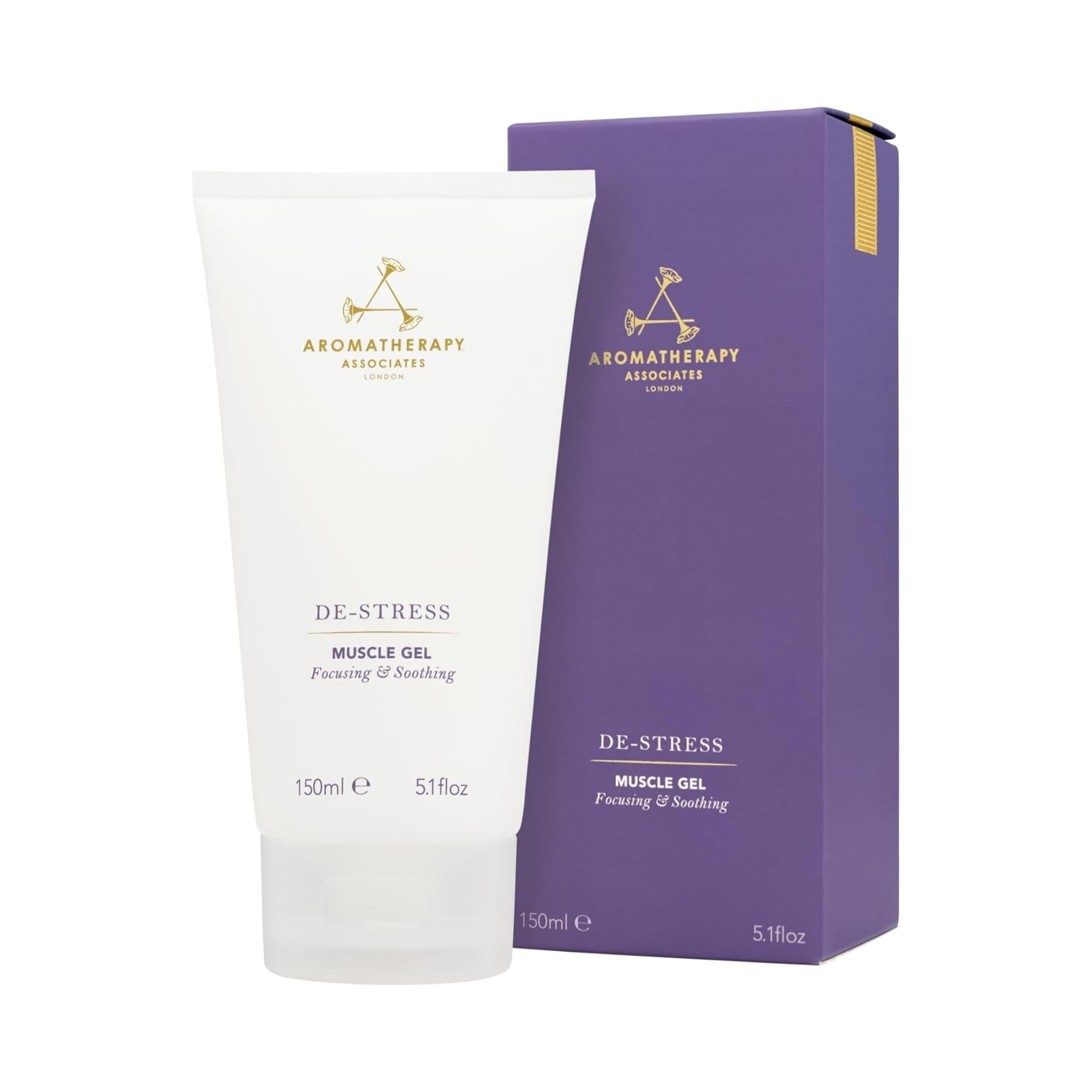 Aromatherapy Associates De-Stress Muscle Gel, Cooling & Warming Massage Gel with Ginger, Black Pepper & Rosemary Essential Oils for Daily Tension & Post-Activity Comfort, 5.07 oz Aromatherapy Associates buy supplements canada