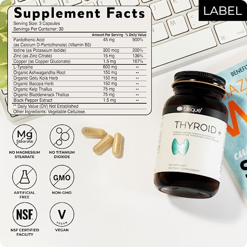 Blisque – Thyroid Support Supplement Complex for Healthy Metabolism and Increased Energy Blisque buy supplements canada
