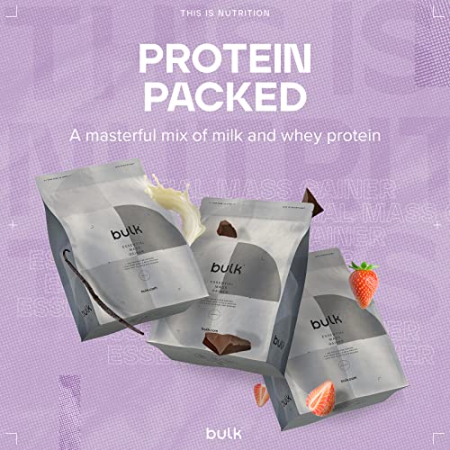 Bulk Essential Mass Gainer, Protein Shake for Weight Gain, Vanilla, 2.5 kg Bulk buy supplements canada