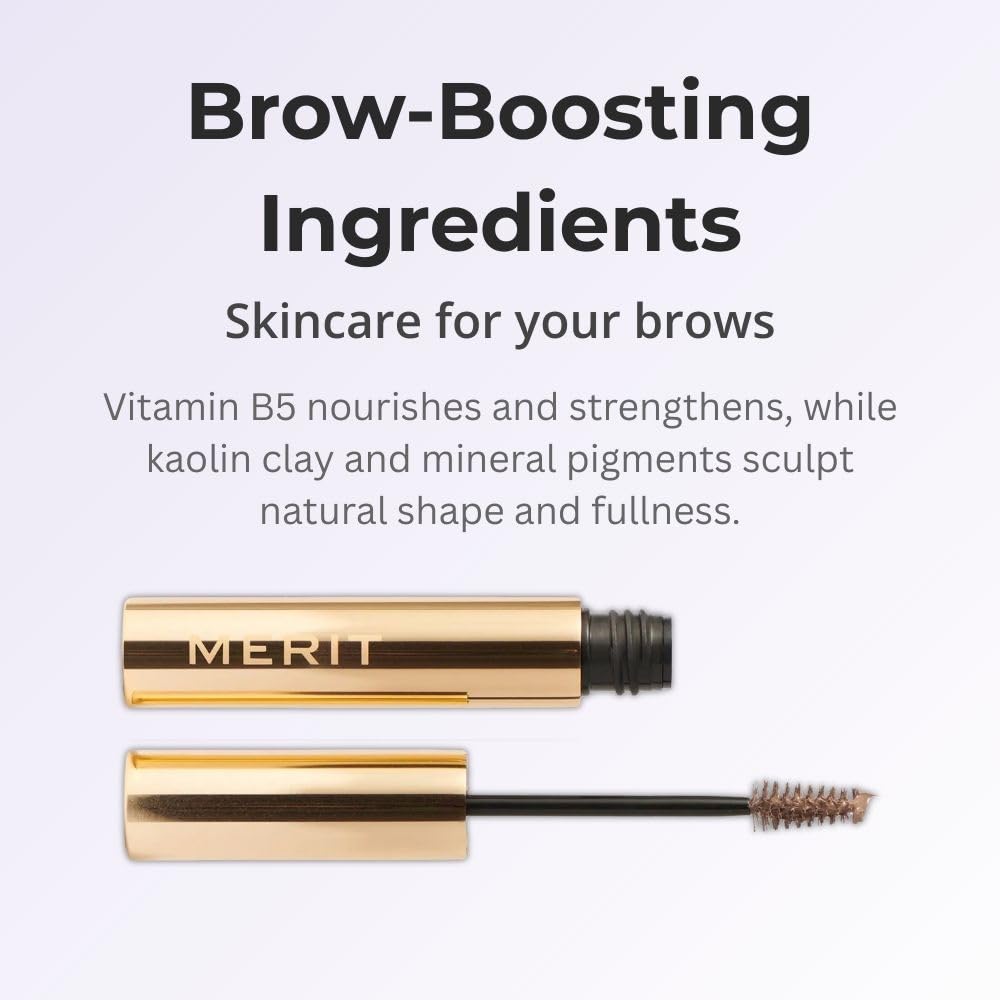 Merit Brow 1980 Volumizing Tinted Eyebrow Gel-Pomade - Taupe - Taupe with Cool Undertones Merit buy supplements canada
