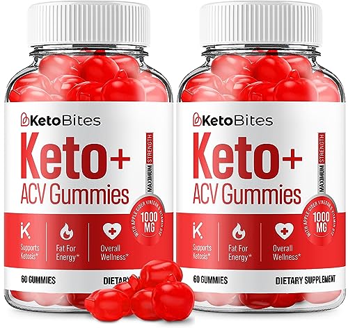 (2 Pack) Keto Bites ACV Gummies Advanced Formula Keto Bites Apple Cider Vinegar Gummies Rillvo buy supplements canada