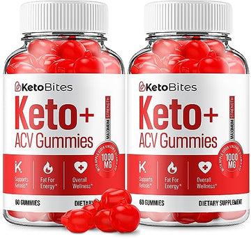 (2 Pack) Keto Bites ACV Gummies Advanced Formula Keto Bites Apple Cider Vinegar Gummies Rillvo buy supplements canada