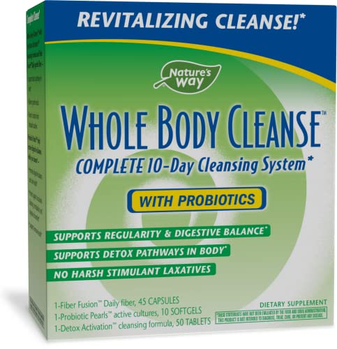 Nature's Way Whole Body Cleanse Complete, 10 Day Detox Cleansing System Kit with Probiotics Enzymatic Therapy buy supplements canada