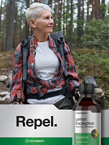 Lemon Eucalyptus Essential Oil | 2 oz | for Massage, Bath, Diffuser, DIY Projects & More Horbäach buy supplements canada