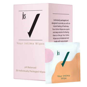 Jez Your Intima Wipes 30-Pack - Women's Feminine Care, Hygiene Products On the Go JEZ buy supplements canada