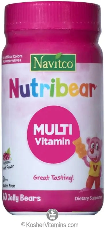Navitco. Kosher NutriBear Multi Vitamin Great Tasting Jellies - 60 Bears Navitco buy supplements canada
