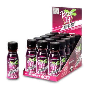 BEET IT Sport Pro-Elite Shot, (15 Shots) Nitrate 400, Non GMO Certified - Each Shot Contains BEET IT buy supplements canada