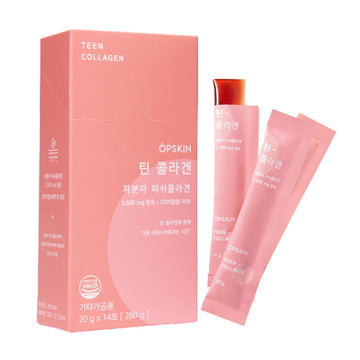 OPSKIN Teen Collagen 14 Pieces, Hydrolysed Marine Collagen Jelly, Grapefruit Flavour Gummy Sticks OPSKIN buy supplements canada