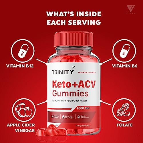 (3 Pack) Trinity Keto, Trinity Keto ACV Gummies - Trinity Keto ACV Gummies Advanced Apple Fyvus buy supplements canada