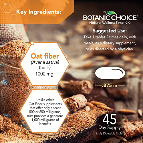 Botanic Choice Oat Fiber -Natural Oat Fiber Dietary Supplement to Support Digestive Health Botanic Choice buy supplements canada