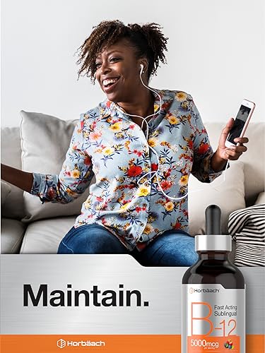 B-12 | 5000mcg | 4oz | Natural Berry Flavor Fast-Acting Sublingual Liquid Vitamin Horbäach buy supplements canada