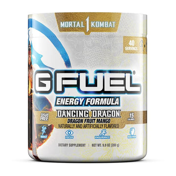 G fuel Mortal Kombat Dancing Dragon Energy Powder, Sugar Free, Clean Caffeine Focus G fuel buy supplements canada