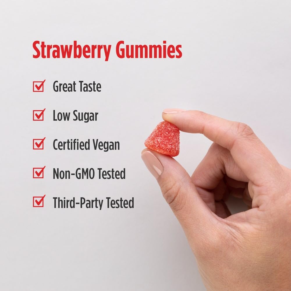 Nordic Naturals CoQ10 Gummies, Strawberry - 60 Gummies - 100 mg Coenzyme Q10 (CoQ10) - Great Taste - Heart Health, Cellular Energy Production, Antioxidant Support - Non-GMO, Vegan - 60 Servings Nordic Naturals buy supplements canada