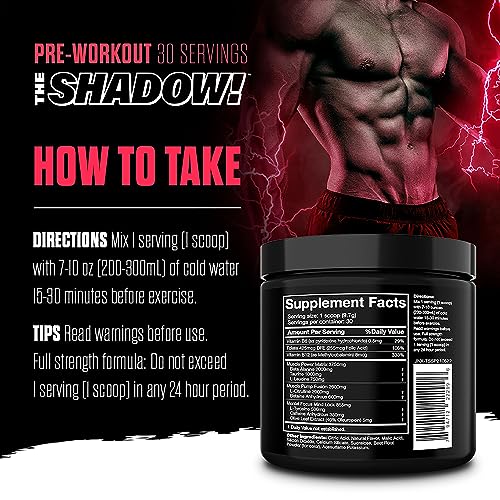 JNX SPORTS The Shadow! 350mg of Caffeine Hard Core Preworkout -Electric Energy JNX SPORTS buy supplements canada