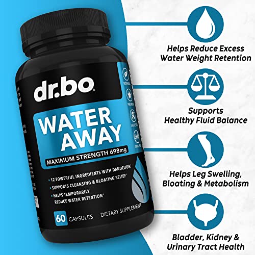 Water Pills Diuretics for Water Retention - Natural Water Away Pills Herbal Diuretic Supplements DR. BO buy supplements canada