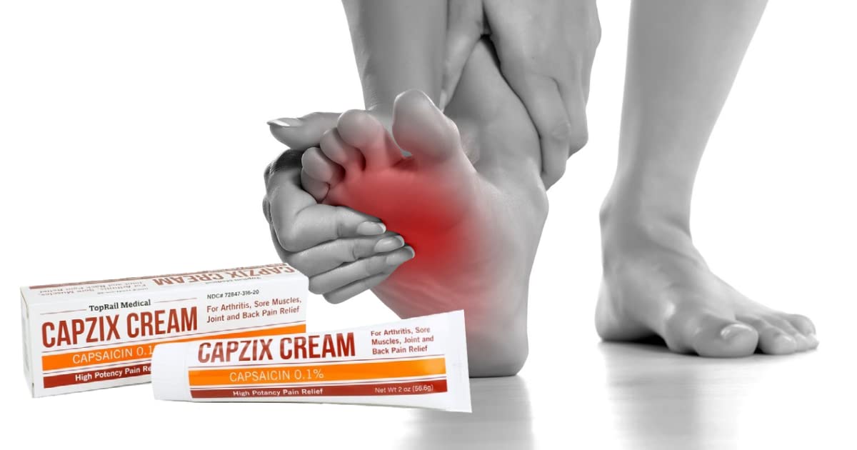 Capzix Cream for Pain Relief 2 OZ Capsaicin .1% High Potency/ Maximum Strength CAPZIX CREAM buy supplements canada