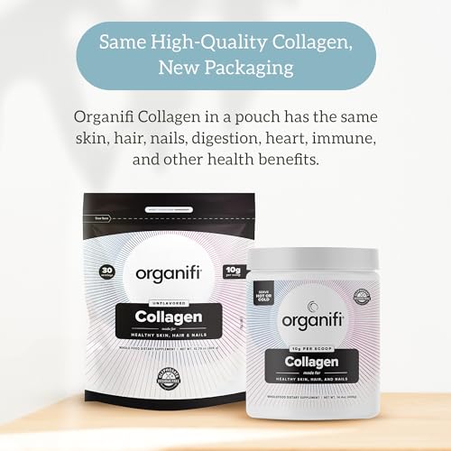 Organifi Collagen Powder - Fuller Hair, Stronger Nails, and Radiant Skin - Replenish Organifi buy supplements canada