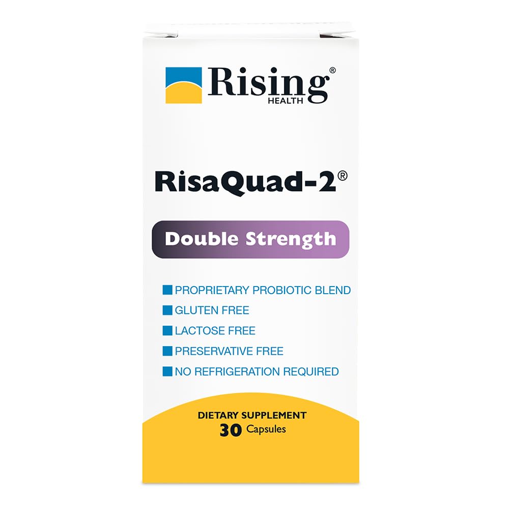 Rising Risaquad-2 Probiotic Dietary Supplement -375mg Pack of 30 Capsules Rising buy supplements canada