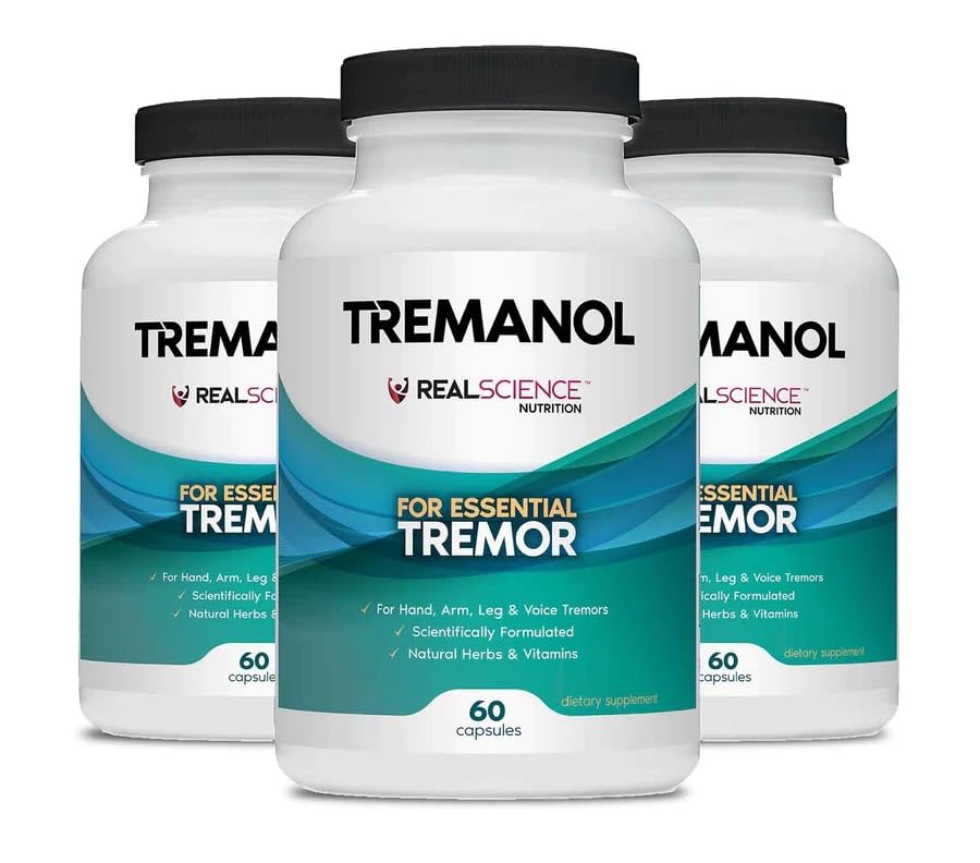 Tremanol Natural Aid Herbal Supplement – Includes Vitamin B2 & B12, Passionflower & Skullcap – 60 Caps (Pack of 3) – Made in USA Tremanol buy supplements canada