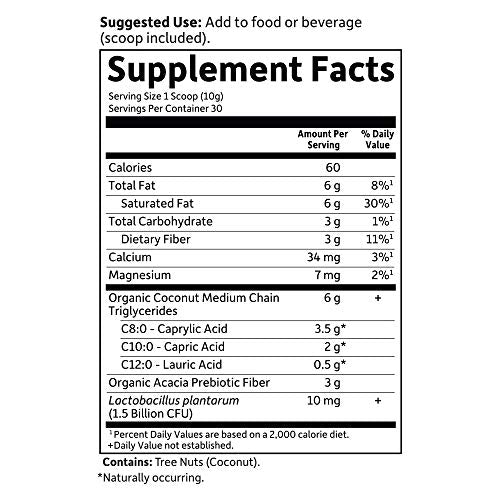 Garden of Life Dr. Formulated Keto Organic MCT Powder - 30 Servings, 6g MCTs Garden of Life buy supplements canada