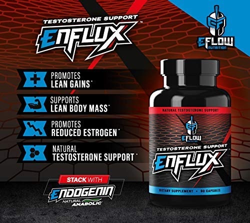 eFlow Nutrition Enflux Natural T Support with KSM-66 Ashwagandha - Supplement eFlow Nutrition buy supplements canada