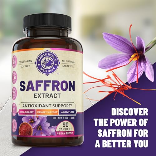 100% Pure Saffron Extract - Metabolism Booster & Natural Appetite Suppressant for Weight Loss WHOLE WORLD WELLNESS buy supplements canada